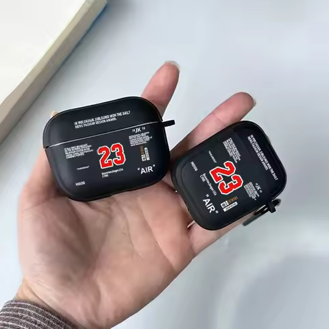 No. 23 Jersey Air Pod Case Cover For Silicone Wireless Earphone For Airpods 1 2 3 For Airpods Pro 2 
