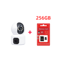 ซื้อ 1 แถม 1 V380 Pro CCTV กล้องวงจรปิด Wifi 360° เลนส์คู่ Security Camera บ้าน 8MP เฝ้าระวัง Night Vision กล้องรักษาความปลอดภัยบ้านเสียง PTZ กล้องหมุนได้​ องศา กันน้ำ กันฝน ติดตามการเฝ้าระวังอัตโนมัติ