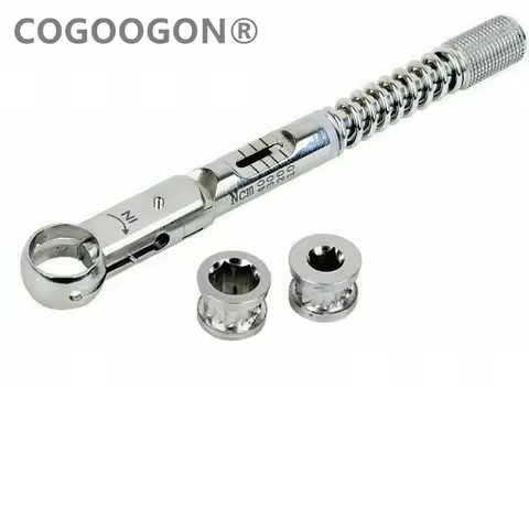 1Set Stainless steel Dental Implant Torque Ratchet Wrench Tool TOP GERMAN QUALITY,10.5 MM , 10-50 NC