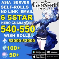 【BUY ONE TAKE ONE】【Fast delivery】Genshin impact ID Wish/re-register re-pull the Asian server Paimon 