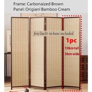 Bamboo Folding Screen/Room Divider/Partition / Premium quality for space divider/Privacy/Decor