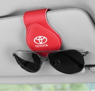 Glasses Card  Holder Clip Car Styling Car Accessories Sun Visor Sunglasses For Toyota Camry Altis Vigo Fortuner CHR Vios Yaris Ativ Hilux REVO Avanza sienta hiace commuter innova Fortuner