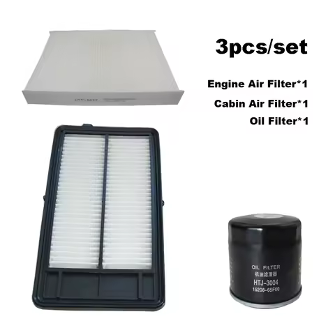 3pcs Filter Set For Nissan Qashqai J11 X-TRAIL T32 Engine AC Cabin Air Oil Filter Kit Accessories 16