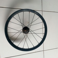 Bicycle wheelset rims Ring 16 removed