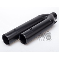 ★Xiao Tong★Motorcycle Exhaust Pipe Muffler Dual Exhaust Dual Outlet Dual Pipe Exhaust Z900 NINJIA650 R3 CBR300