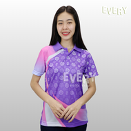 Every Shirt Shop เสื้อพิมพ์ลายคอปก ลายดอกรักราชกัญญา เสื้อโปโล เนื้อนุ่ม ไม่ร้อน ไม่ต้องรีด