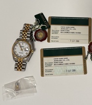 Rolex Datejust 36 116233 Two-Tone White Roman Dial | HK Card + Tags + Spare Links
