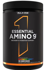 Rule1 R1 Essential Amino 9 Recovery & Hydration กรดอะมิโน กรดอะมิโน EAA + Electrolyte ชนิดผง เติมควา