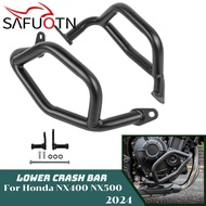 NX400 NX500 Engine Guard Highway Crash Bar For Honda NX 400 500 2024 Motorcycle Frame Protection Lo