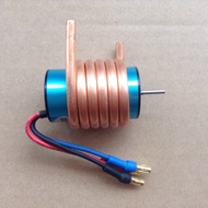 2440 Brushless Motor, 4-Pole, 1/16 Scale Car/Boat Model Motor, 4500KV, Copper Ring, Water-Cooled Sle
