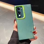 VivoY04 VivoY03 Casing For Vivo Y04 Y03 Y 04 Y 03 s t Y04T Y04s Y03T Y03s 4G 5G Metal Frosted Fashio