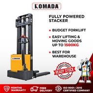 TTF Rack™ ( EST SERIES FULLY POWERED STACKER) 1.5 Ton Fully Powered Stacker Forklift Lifting Control