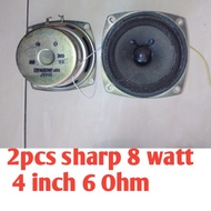 2 pcs speker 4 inch 8watt 6ohm