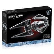 Compatible Star Wars Series 75382TIE Interceptor Puzzle Assembly diy Building Block Toy Gift