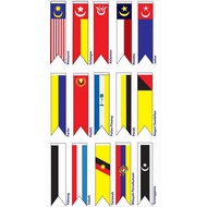 【SalesWithJoy】Full Set 15 Flags Bendera Malaysia Semua Bendera Negeri Malaysia States Flags Flag(Set