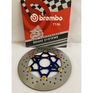 Yamaha front disc plate 267mm floating titanium