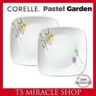 CORELLE KOREA Pastel Garden Tableware Square Plate Small 2P