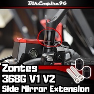 Zontes 368G V1 V2 Side Mirror Extension Rearview Mirror Heightener Inverted Mirror Heightening Base 