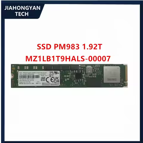 NEW For Samsung PM983 1.92TB M.2 22110 PCIE NVME SSD PM983 2.5" NVMe U.2 Enterprise class