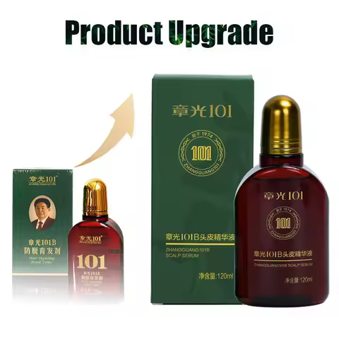 Hair Tonic Zhangguang 101B 101M 120ML Scalp Serum Powerful Anti Hair Loss Treatment Chinese Medicine