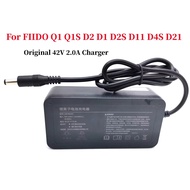 08t 100-240V Original Charger for FIIDO Electric Bicycle Q1 Q1S D2 D1 D2S D11 D4S D21 Bike 42V OPm