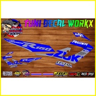 ◆ ✎ ☫ Suzuki Raider 150 MOTOGP Edition 2020 Carb Stock Decals (BLUE) w/ Freebies