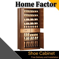 Shoe Cabinet(Free🚚🔨) Type GXG Multi-Layer Shoe Rack Large Capacity Shoe Cabinet Bamboo Shoe Rack