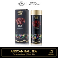 TWG Tea | African Ball Tea, Loose Leaf Rooibos &amp; Oolong &amp; Black Tea Blend in Haute Couture Tea Tin Gift, 100g
