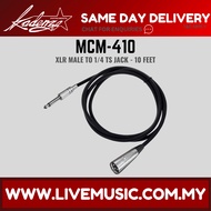 Kadenza MC-M4-10 1/4 to XLR Male Microphone Cable - 10Ft ( MC M4 10 MCM410 )