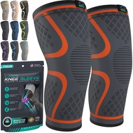 Modvel Knee Braces, Knee Pain for Men and Women - 2 Pack Knee Braces, Knee Pain Set, Knee Braces, Co