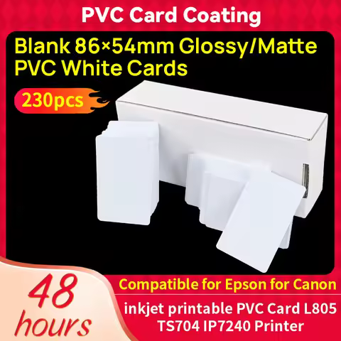 ID Card business Waterproof plastic glossy/Matt card inkjet printable PVC Card for Epson for Canon I
