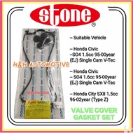 VALVE COVER GASKET SET for HONDA CIVIC SO4 EJ SINGLE CAM V-TEC CITY SX8 STONE JAPAN