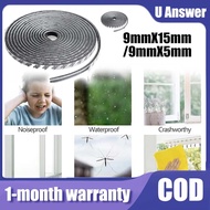 10M Self-Adhesive Window / Door / Wardrobe 9mm X 15mm / 9mm X 5mm Brush Pile Seal Soundproof