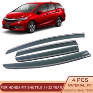 For Honda Shuttle 2011-2022 Year Car Window Sun Rain Shade Visors Shield Shelter Protector Cover Trim Sticker Accessories