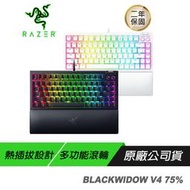 Razer 雷蛇 BlackWidow V4 75% 黑寡婦V4 黑色 白色 熱插拔機械鍵盤 橘軸 中文 英文