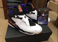 【全新出清.贈防潮箱】Jordan 8代 三連霸湖人配色款 另附防潮箱與鞋盒（可面交，意者私訊）