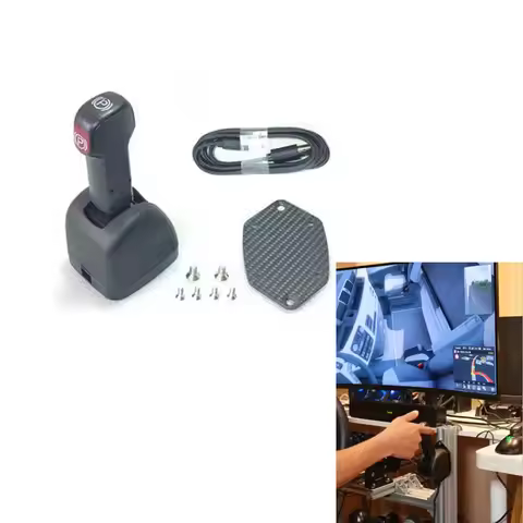 PC USB Handbrake Simracing Games Hand Brake Truck Hand Brake For Logitech G923 G27 G29 T300 For ETS2
