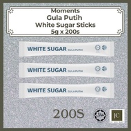 Gula CSR dalam Pek Kecil 100 unit x 5g {PEK SEMULA} (Gula Halus /Gula Perang) | CSR Sugar Sachet Eco