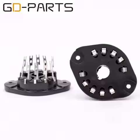 10pin Bakelite Vacuum Tube Sockets for EL156 EZ150 AZ11 AZ12 EF12 EF14 EL12 Hifi Amplifier DIY 10PCS
