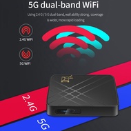 pop motor store กล่องแอนดรอยด์ทีวี D9 PRO(5G)4k Android TV Box 8GB 128G HD 3D 2.4G WiFi Google Play