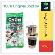 1 Bag*500g Vietnam Civet Coffee - Weasel Coffee - Kopi Luwak - Ca Phe Chon Buon Ma Thuot (Green Labe