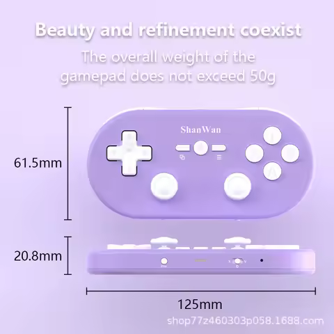 Original Shanwan Q37 New Mini Gamepad Micro Wireless Game Controller For Switch Android iOS PC with 