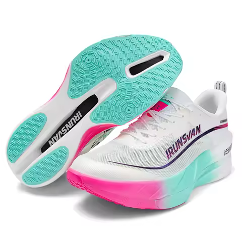 IRUNSVAN Carbon Board Outdoor Running Shoes Marathon Running Shoes Sports Shoes Men's Shoes Track Sh