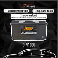 DIN100 | DIN100L(SDFC) MF Battery CENTURY CONTINENTAL Car Battery  - Mercedes W203, W210, W211, W221