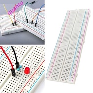 QUANTUMFLOW MB-102 Breadboard, 830 Tie Points Red & Blue Wires 830-Hole Breadboard, Breadboard Kit U