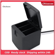 ChicAcces Battery Charging Box Stylish Easy to Operate ABS High Quality Battery Charger Set for GoPro Hero 9o 9