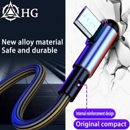 【Ship Within 24 Hours】HG 1.2m 5A Fast Charger LED Light Micro USB/Type-C/i-os Charging Cable for i-o