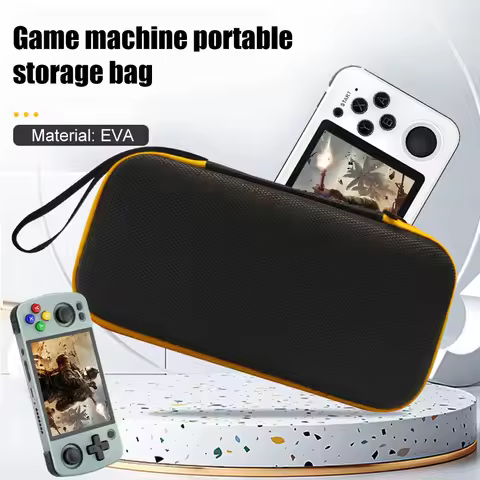 New EVA Hard Case For for ANBERNIC RG40XX H RG405M Handheld Game Console Shockproof Travel Storage B
