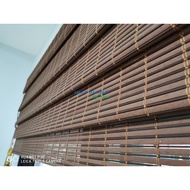 QIAN JIA-QJ WOODEN BLINDS INDOOR ROMAN, BIDAI TINGKAP KAYU DALAMAN JENIS ROMAN 93, 室内罗马风格木帘