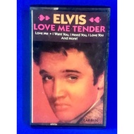 ELVIS PRESLEY - LOVE ME TENDER CASSETTE TAPE LOVE SONGS EARLY BALLADS READ TRACKS